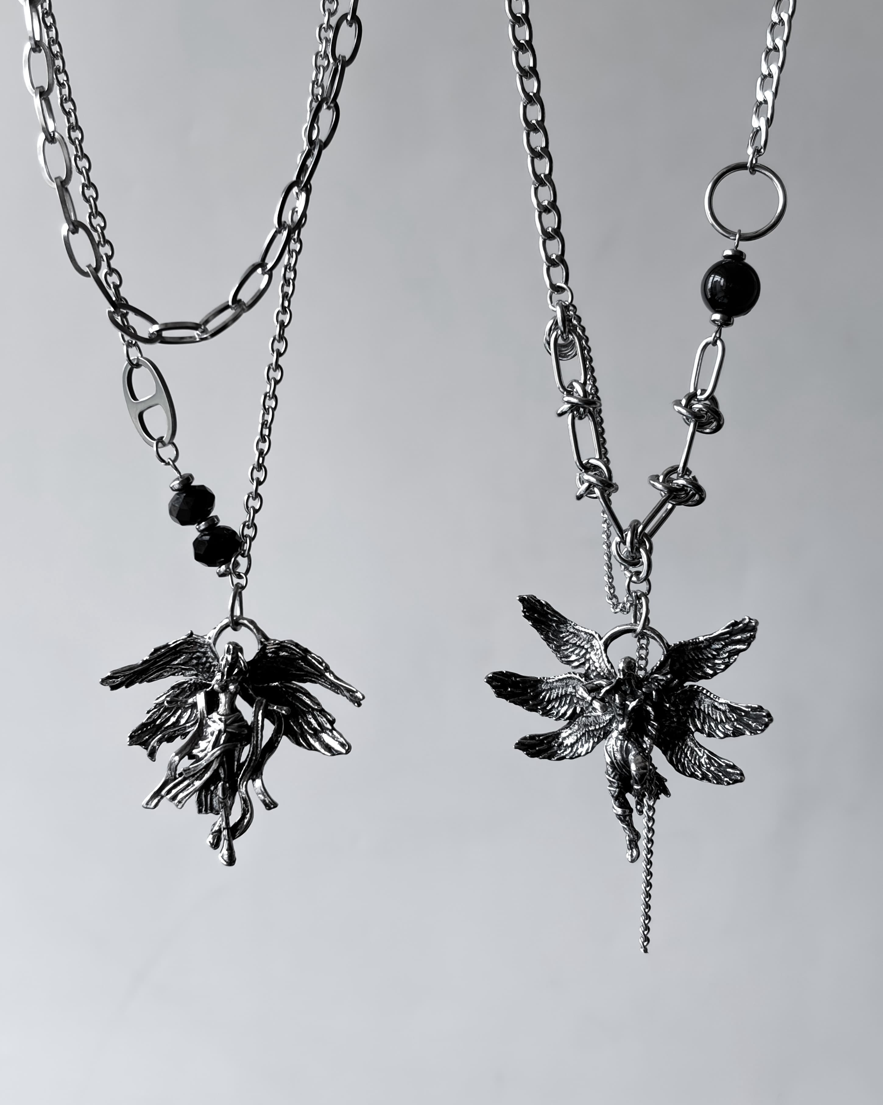 Angel couple choker
