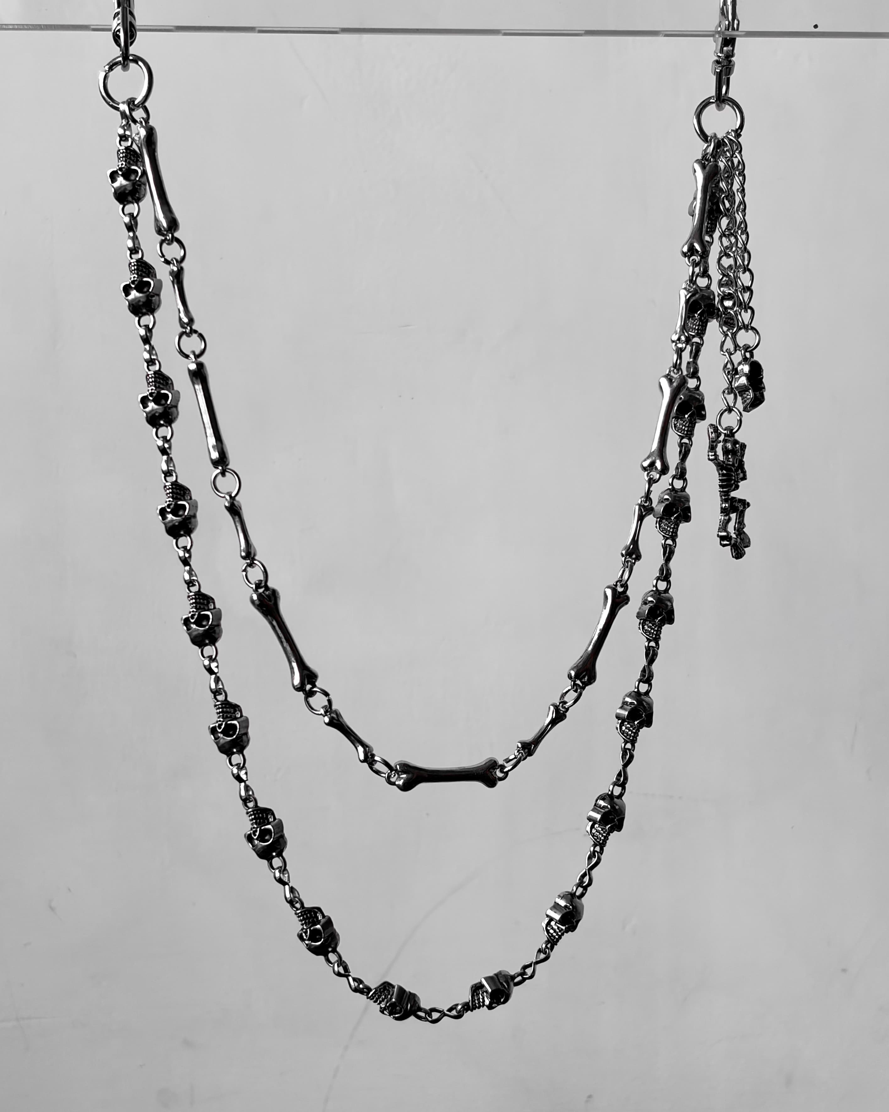 Skeleton jeans chain